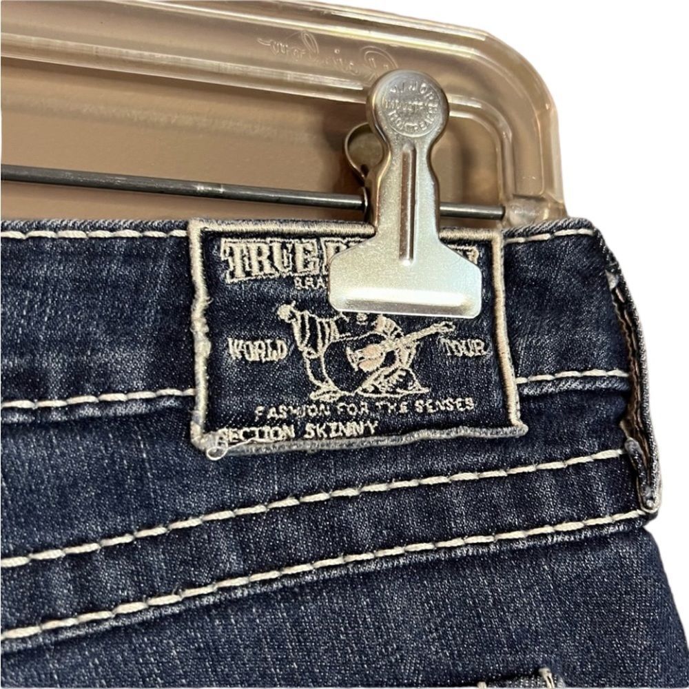 True religion low rise skinny jeans. Size 27‎ - Picture 3 of 12
